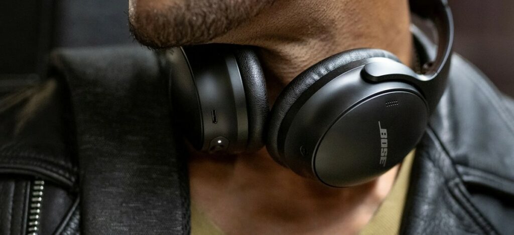 Słuchawki nauszne Bose QC45, zdjęcie produktu, materiały producenta